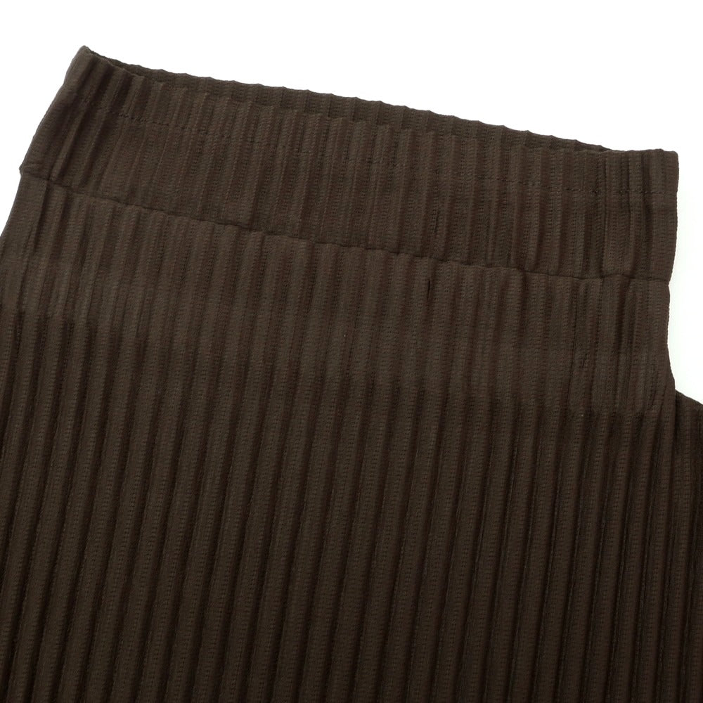 [Used] Homme Plissé Issey Miyake Spring/Summer 2025 Pleated Cut and Sew Dark Brown [No description (L size)] [Condition Rank A] [Men&