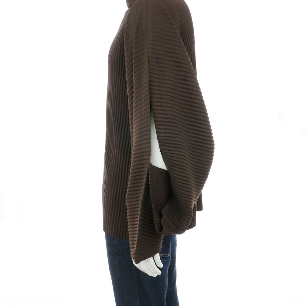 [Used] Homme Plissé Issey Miyake Spring/Summer 2025 Pleated Cut and Sew Dark Brown [No description (L size)] [Condition Rank A] [Men&