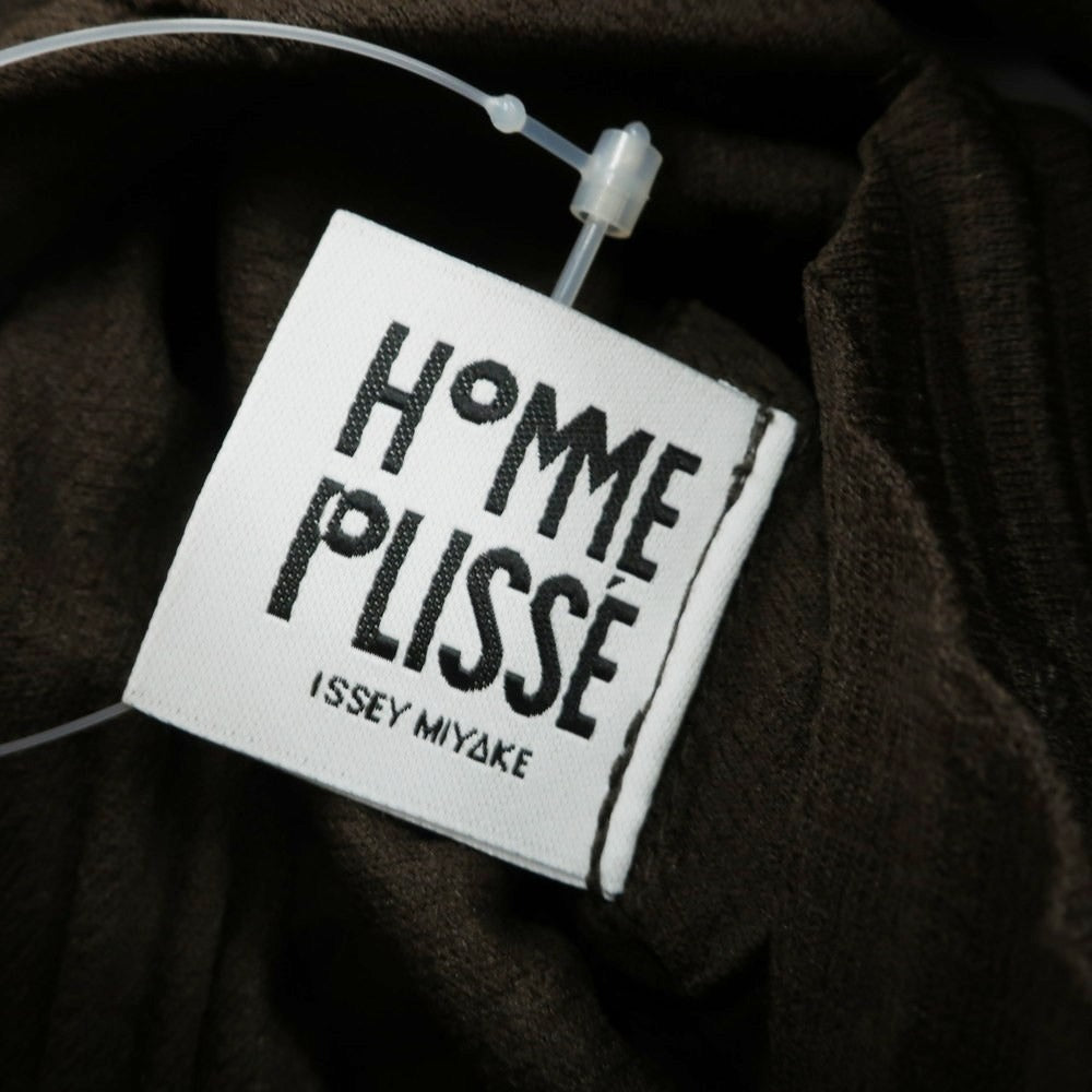 [Used] Homme Plissé Issey Miyake Spring/Summer 2025 Pleated Cut and Sew Dark Brown [No description (L size)] [Condition Rank A] [Men&