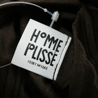 [Used] Homme Plissé Issey Miyake Spring/Summer 2025 Pleated Cut and Sew Dark Brown [No description (L size)] [Condition Rank A] [Men&