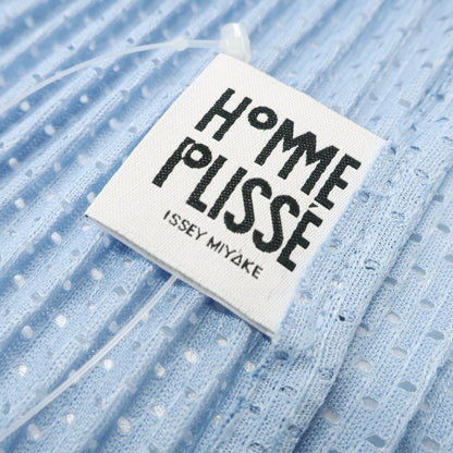 【中古】オム プリッセ イッセイミヤケ HOMME PLISSE ISSEY MIYAKE 2025年春夏 プリーツ 長袖 カットソー ライトブルー【 表記なし（L位） 】【 状態ランクA 】【 メンズ 】