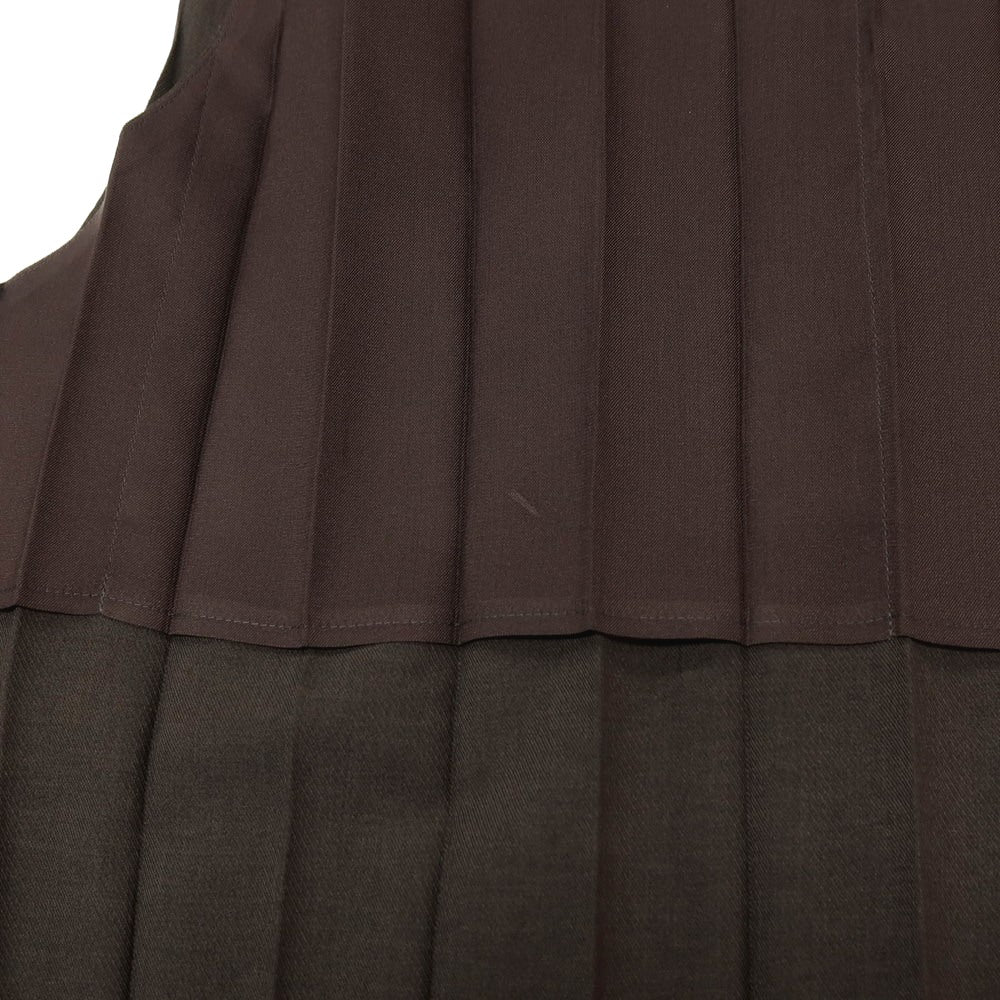 【中古】オム プリッセ イッセイミヤケ HOMME PLISSE ISSEY MIYAKE 2025年春夏 アコーディオンプリーツ ベスト ダークブラウン【サイズ表記なし（L位）】【 状態ランクA 】【 メンズ 】