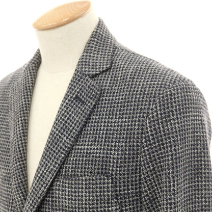 [Used] Atipico AT.P.CO Cotton Polyester Houndstooth Jacket Navy x White [44] [Condition Rank C] [Men&