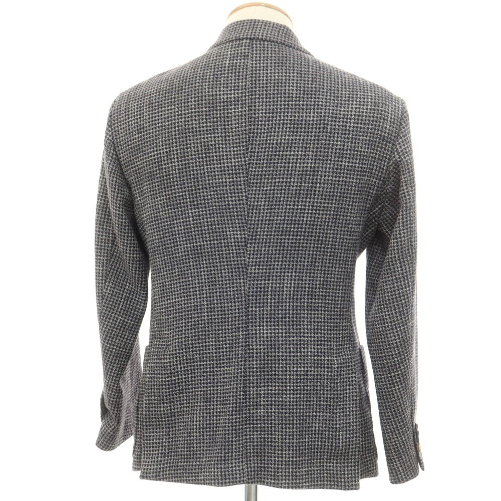 [Used] Atipico AT.P.CO Cotton Polyester Houndstooth Jacket Navy x White [44] [Condition Rank C] [Men&