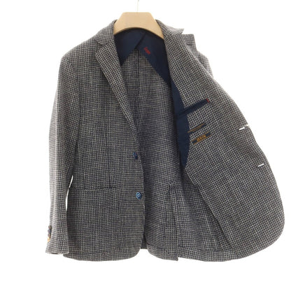 [Used] Atipico AT.P.CO Cotton Polyester Houndstooth Jacket Navy x White [44] [Condition Rank C] [Men&