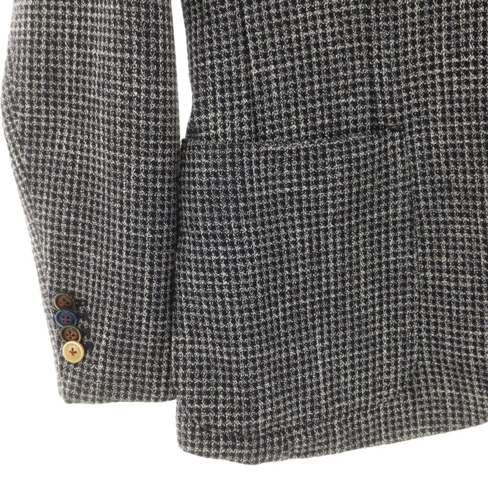 [Used] Atipico AT.P.CO Cotton Polyester Houndstooth Jacket Navy x White [44] [Condition Rank C] [Men&