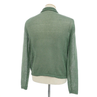 [Used] TRENTA OTTO Linen Knit Cardigan Green [1] [Condition Rank B] [Men&