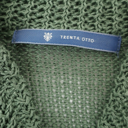 [Used] TRENTA OTTO Linen Knit Cardigan Green [1] [Condition Rank B] [Men&