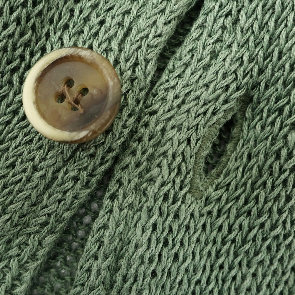 [Used] TRENTA OTTO Linen Knit Cardigan Green [1] [Condition Rank B] [Men&