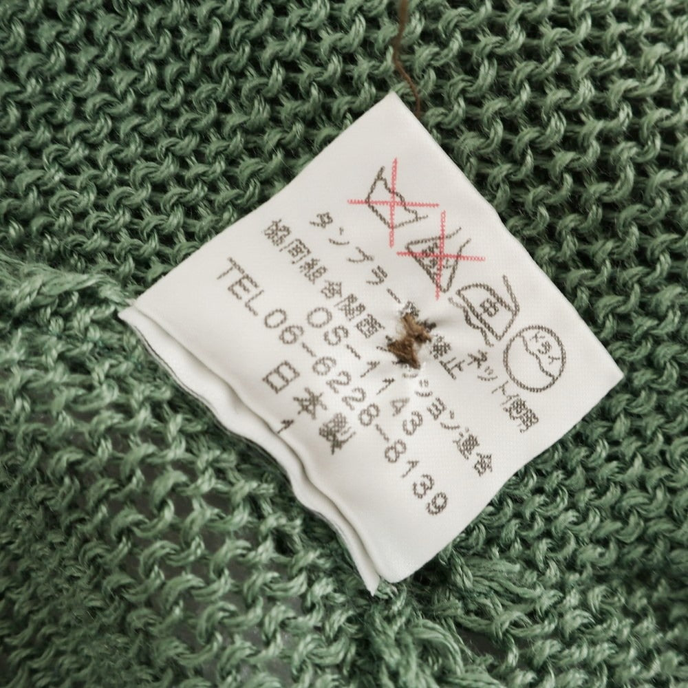 [Used] TRENTA OTTO Linen Knit Cardigan Green [1] [Condition Rank B] [Men&