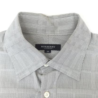 [Used] Burberry London BURBERRY LONDON Cotton Check Regular Collar Casual Shirt Grey [M] [Condition Rank C] [Men&