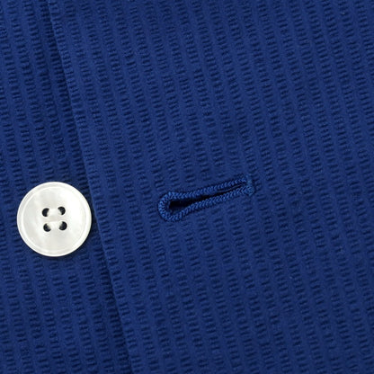 【中古】ブリッラ ペル イル グスト Brilla per il gusto シアサッカーコットン ダブルジャケット ブルー【 Ｌ 】【 状態ランクB 】【 メンズ 】