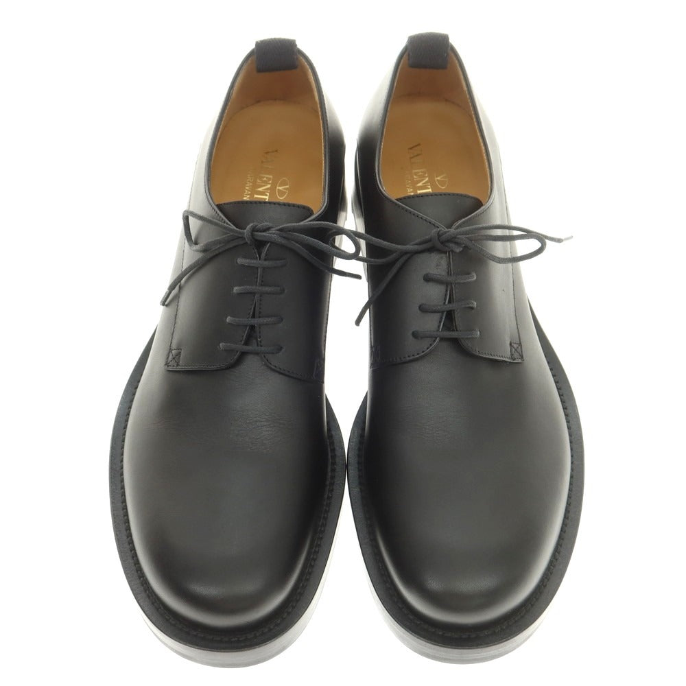 【中古】【未使用】ヴァレンティノ ガラヴァーニ Valentino Garavani プレーントゥ ドレスシューズ ブラック【 44 】【 状態ランクS 】【 メンズ 】