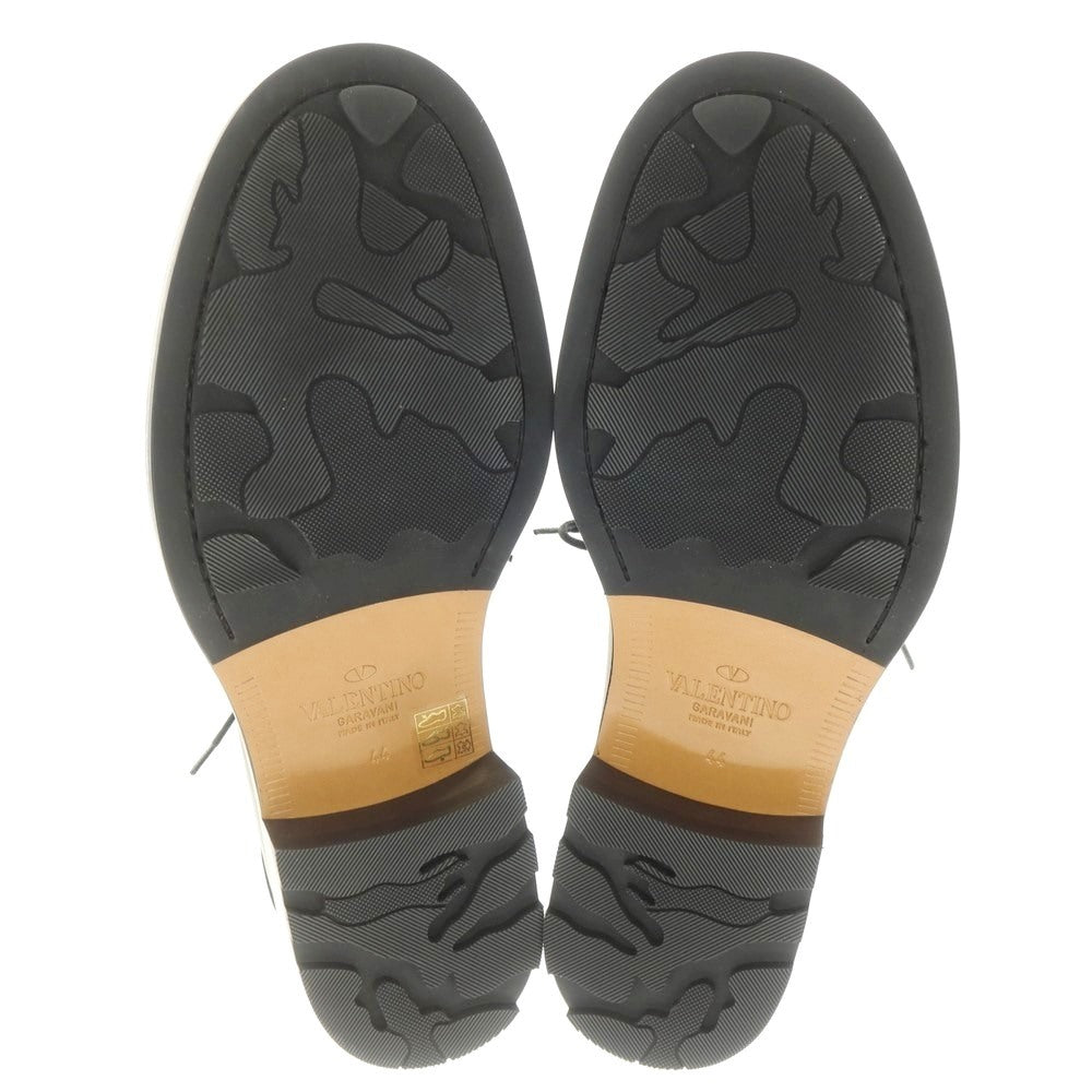 [Used] [Unused] Valentino Garavani Plain Toe Dress Shoes Black [44] [Condition Rank S] [Men&