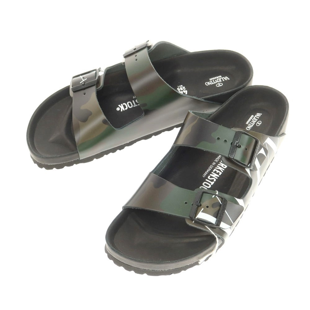 [Used] Valentino Garavani x BIRKENSTOCK Arizona camouflage sandals, olive x black [44] [Condition Rank A] [Men&