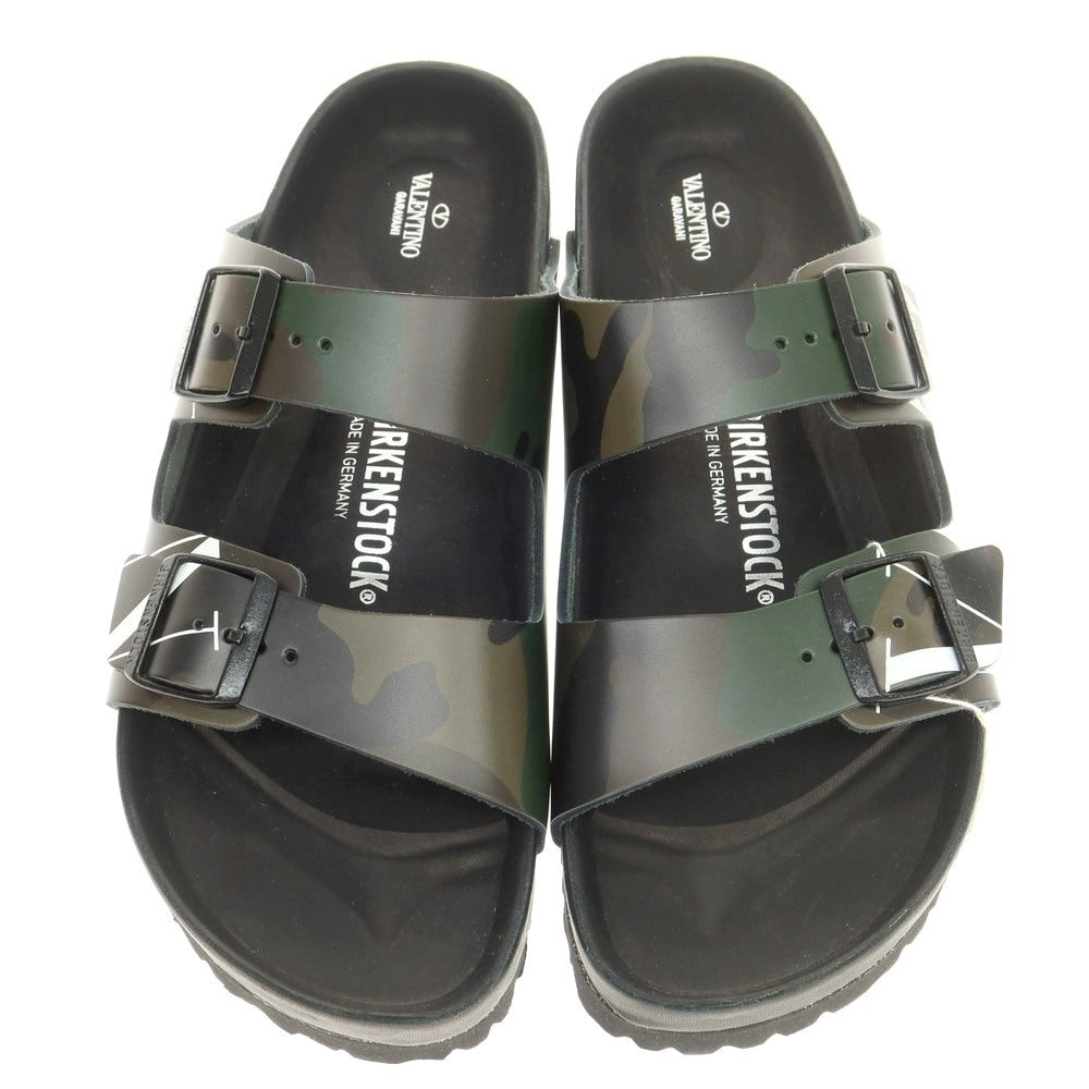 [Used] Valentino Garavani x BIRKENSTOCK Arizona camouflage sandals, olive x black [44] [Condition Rank A] [Men&