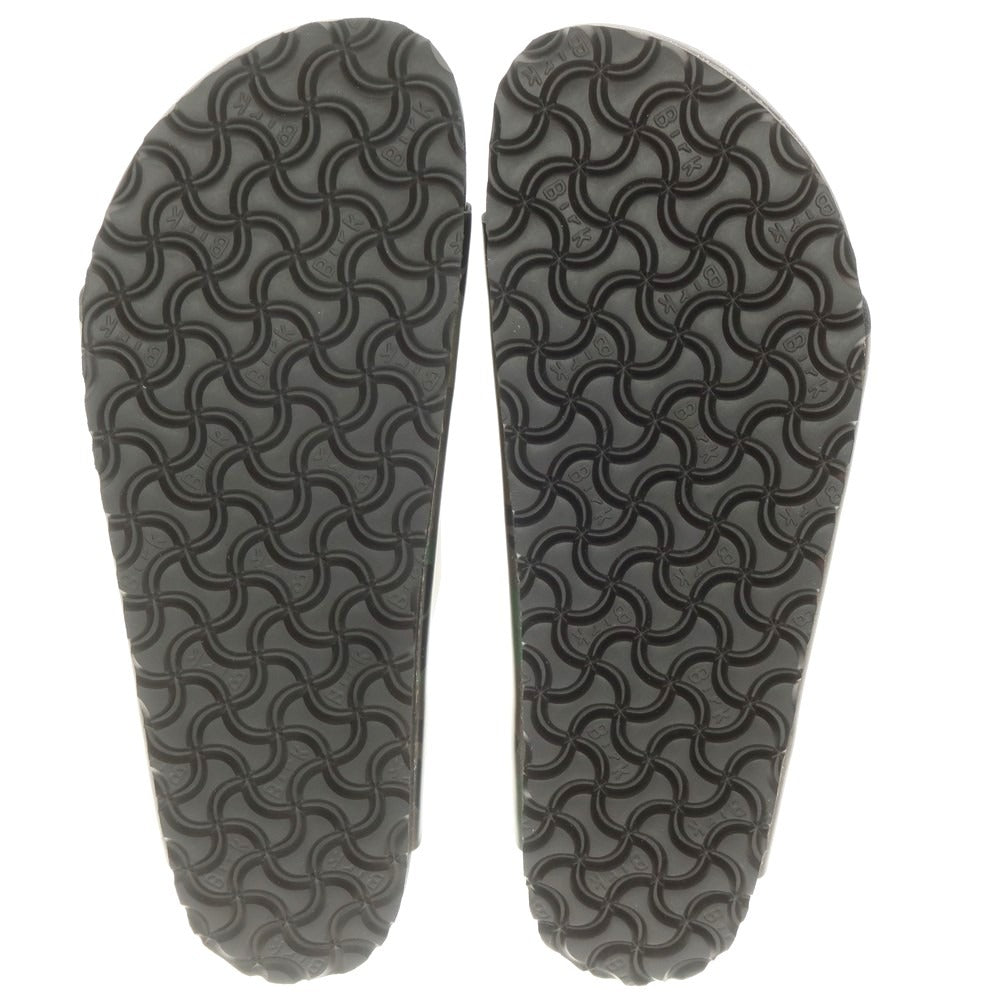 【中古】ヴァレンティノ ガラヴァーニ Valentino Garavani × BIRKENSTOCK アリゾナ カモフラージュ柄 サンダル オリーブxブラック【 45 】【 状態ランクA 】【 メンズ 】