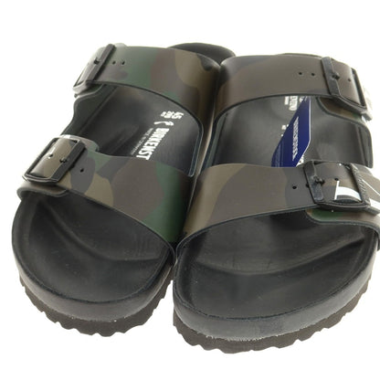 【中古】ヴァレンティノ ガラヴァーニ Valentino Garavani × BIRKENSTOCK アリゾナ カモフラージュ柄 サンダル オリーブxブラック【 45 】【 状態ランクA 】【 メンズ 】