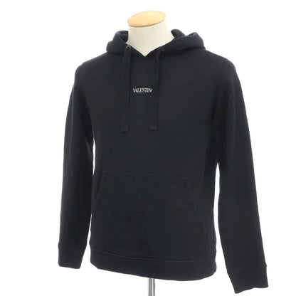 [Used] Valentino VALENTINO Stretch Cotton Hoodie Black [XS] [Condition Rank B] [Men&