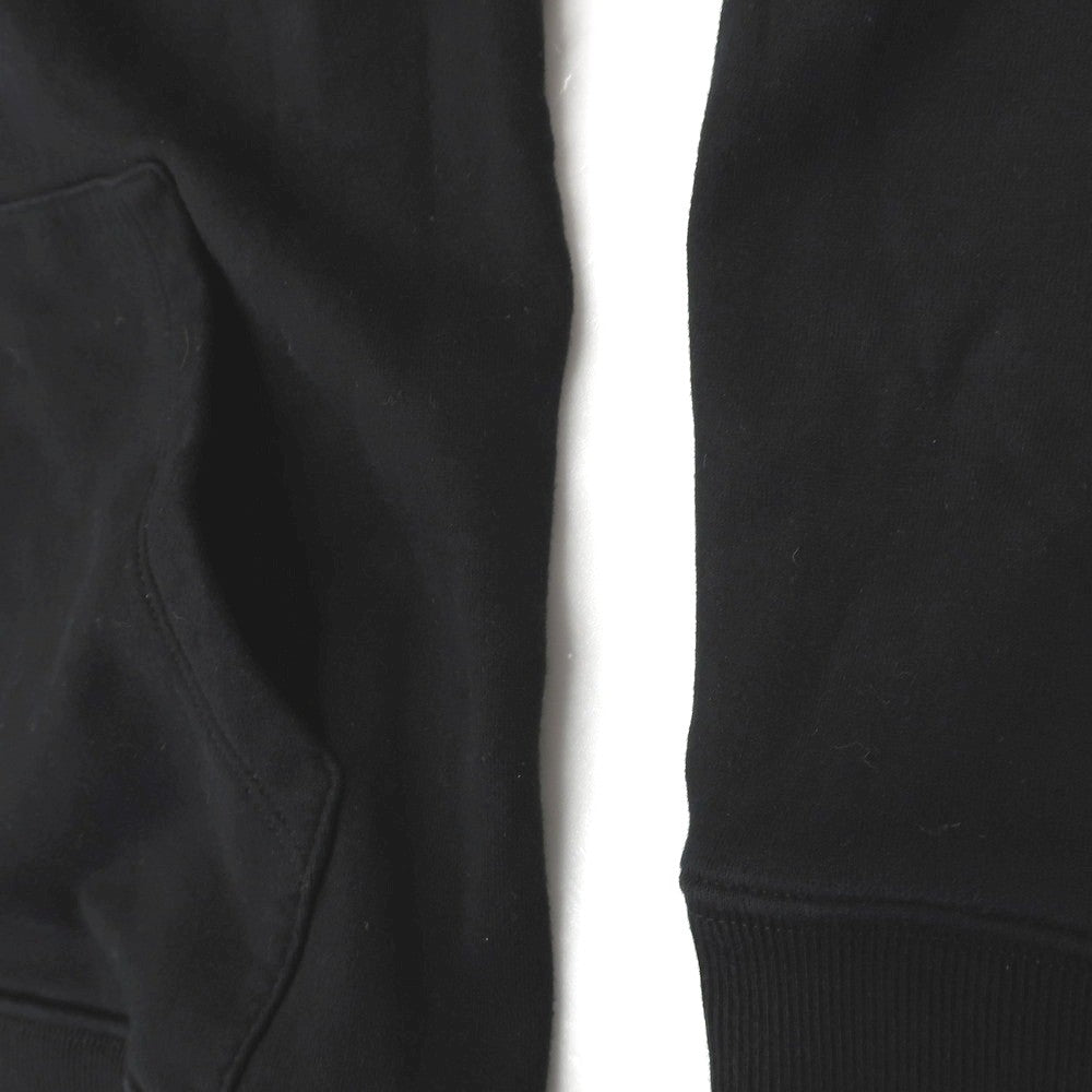 【中古】ヴァレンティノ VALENTINO ストレッチ コットン パーカー ブラック【 XS 】【 状態ランクB 】【 メンズ 】[EPD]