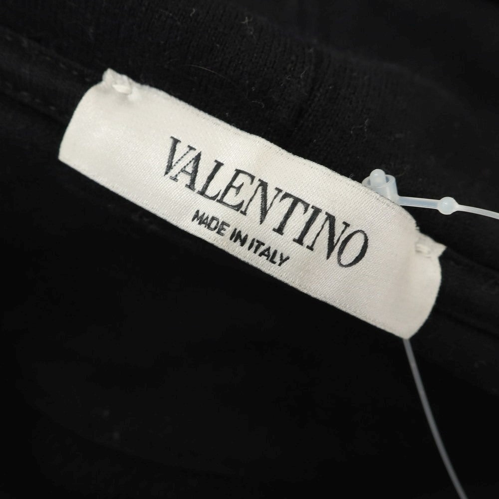 【中古】ヴァレンティノ VALENTINO ストレッチ コットン パーカー ブラック【 XS 】【 状態ランクB 】【 メンズ 】[EPD]