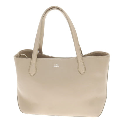 【中古】ファーロ FARO シュリンクレザー トートバッグ グレージュ系【 状態ランクB 】【 メンズ 】