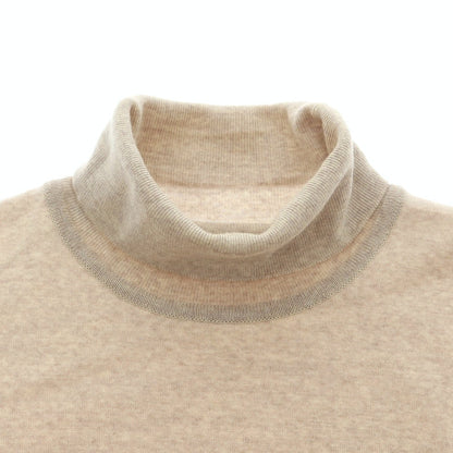 【中古】ジョンスメドレー JOHN SMEDLEY ハイゲージ ウール タートルネック プルオーバーニット メランジベージュ【 M 】【 状態ランクC 】【 メンズ 】