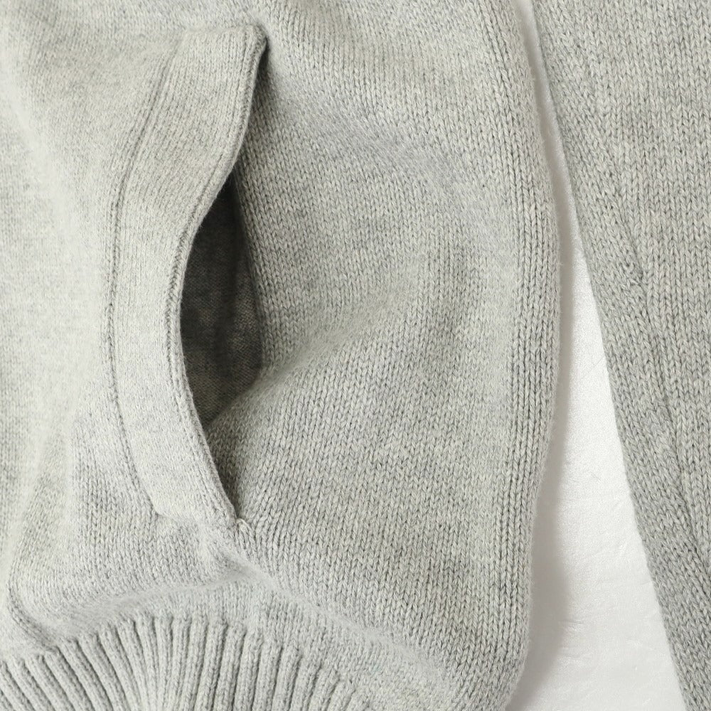 [Used] Tommy Hilfiger Mid-gauge Cotton Stand Collar Zip-up Cardigan Grey [M] [Condition Rank B] [Men&