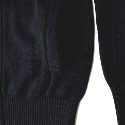 [Used] Tommy Hilfiger Mid-gauge Cotton Stand Collar Zip-up Cardigan Black Navy [M] [Condition Rank B] [Men&