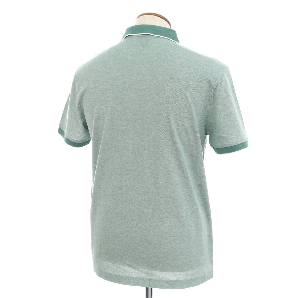 [Used] HUGO BOSS Cotton Pique Short Sleeve Polo Shirt Green [M] [Condition Rank A] [Men&