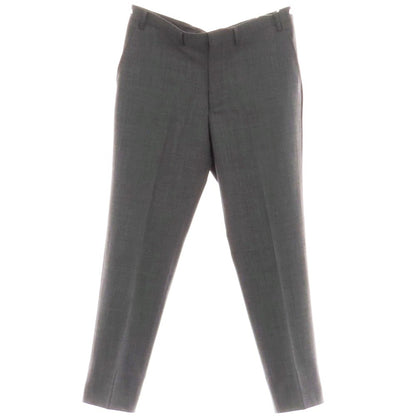 【中古】ダーバン D’URBAN ストレッチ ウールポリエステル ドレススラックスパンツ ブラックxグレー【 88 】【 状態ランクB 】【 メンズ 】