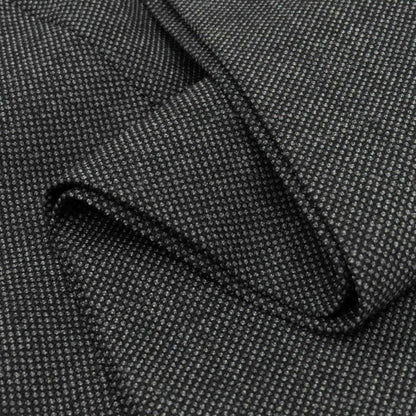 【中古】ダーバン D’URBAN ストレッチ ウールポリエステル ドレススラックスパンツ ブラックxグレー【 88 】【 状態ランクB 】【 メンズ 】