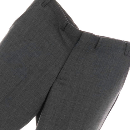 【中古】ダーバン D’URBAN ストレッチ ウールポリエステル ドレススラックスパンツ ブラックxグレー【 88 】【 状態ランクB 】【 メンズ 】