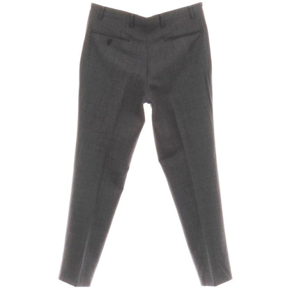 【中古】ダーバン D’URBAN ストレッチ ウールポリエステル ドレススラックスパンツ ブラックxグレー【 88 】【 状態ランクB 】【 メンズ 】