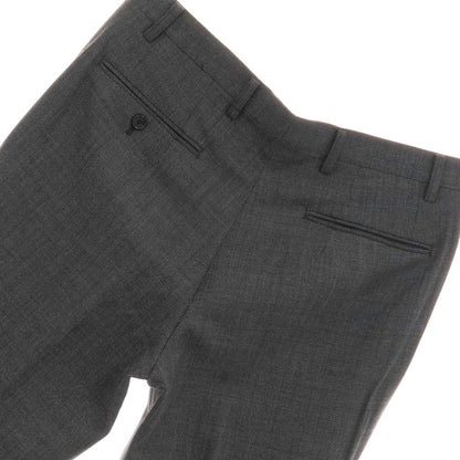 【中古】ダーバン D’URBAN ストレッチ ウールポリエステル ドレススラックスパンツ ブラックxグレー【 88 】【 状態ランクB 】【 メンズ 】
