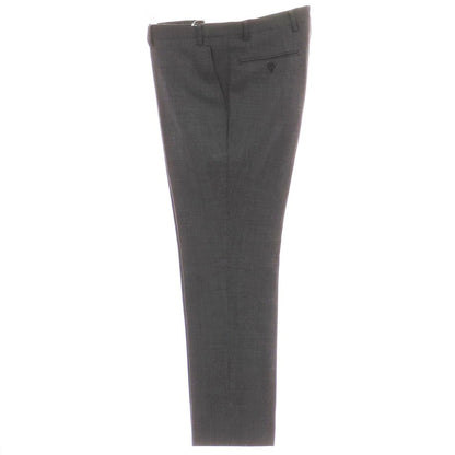 【中古】ダーバン D’URBAN ストレッチ ウールポリエステル ドレススラックスパンツ ブラックxグレー【 88 】【 状態ランクB 】【 メンズ 】