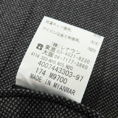 【中古】ダーバン D’URBAN ストレッチ ウールポリエステル ドレススラックスパンツ ブラックxグレー【 88 】【 状態ランクB 】【 メンズ 】