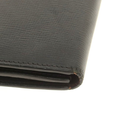 【中古】ダンヒル Dunhill レザー 長財布 ブラック【 状態ランクC 】【 メンズ 】