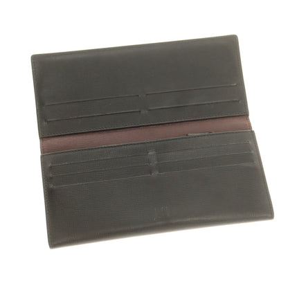 【中古】ダンヒル Dunhill レザー 長財布 ブラック【 状態ランクC 】【 メンズ 】