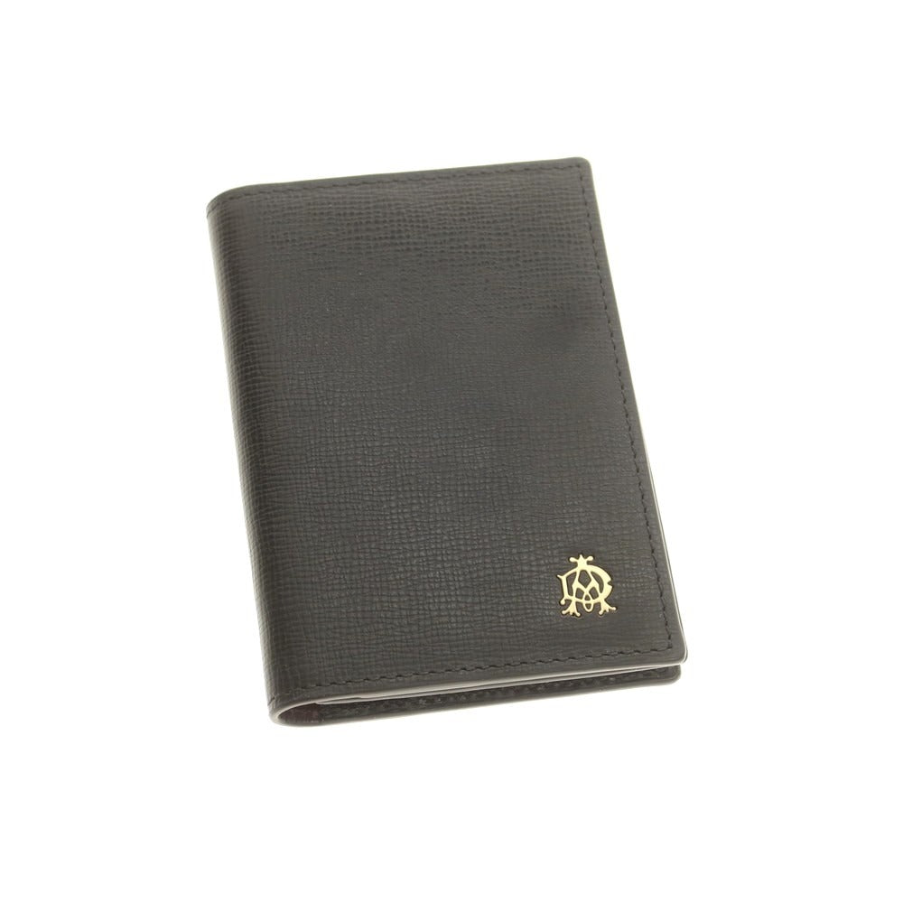 【中古】ダンヒル Dunhill レザー 名刺入れ ブラック【 状態ランクB 】【 メンズ 】