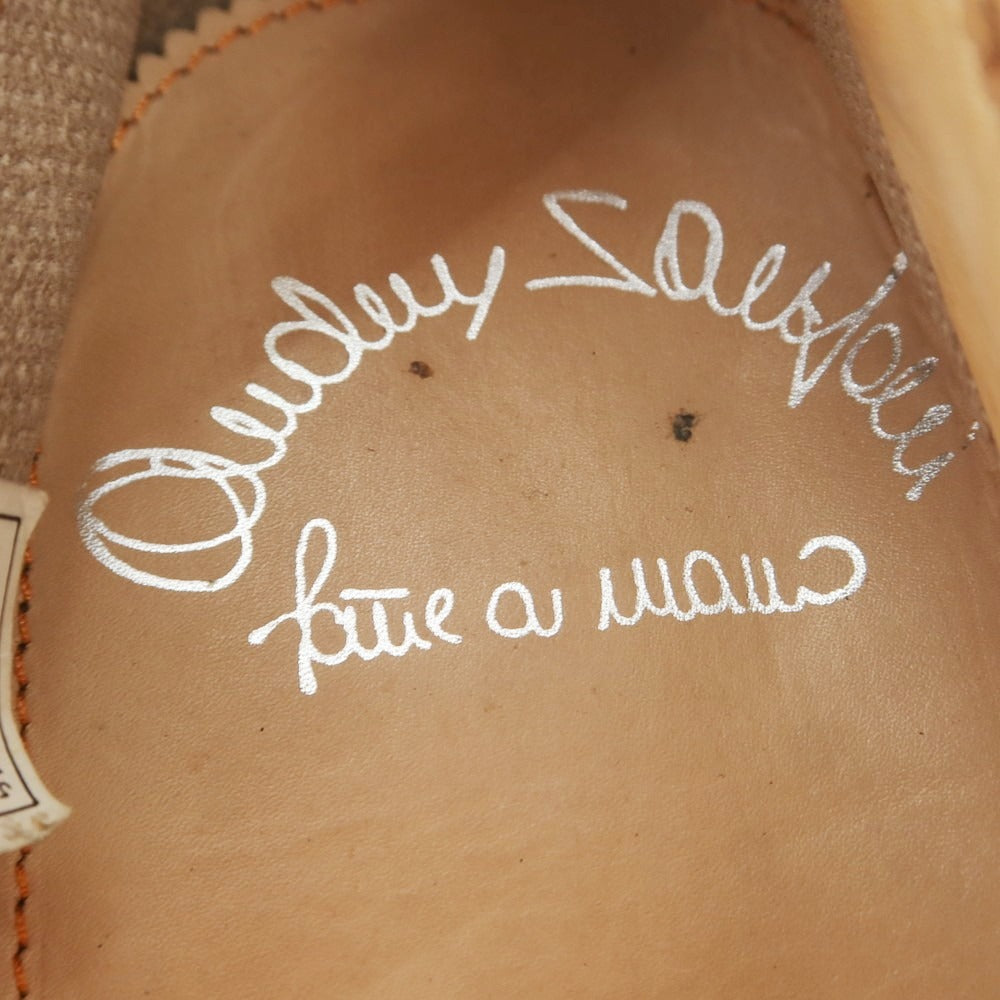 [Used] Santoni Suede Ribbon Loafers Light Brown [8] [Condition Rank C] [Men&