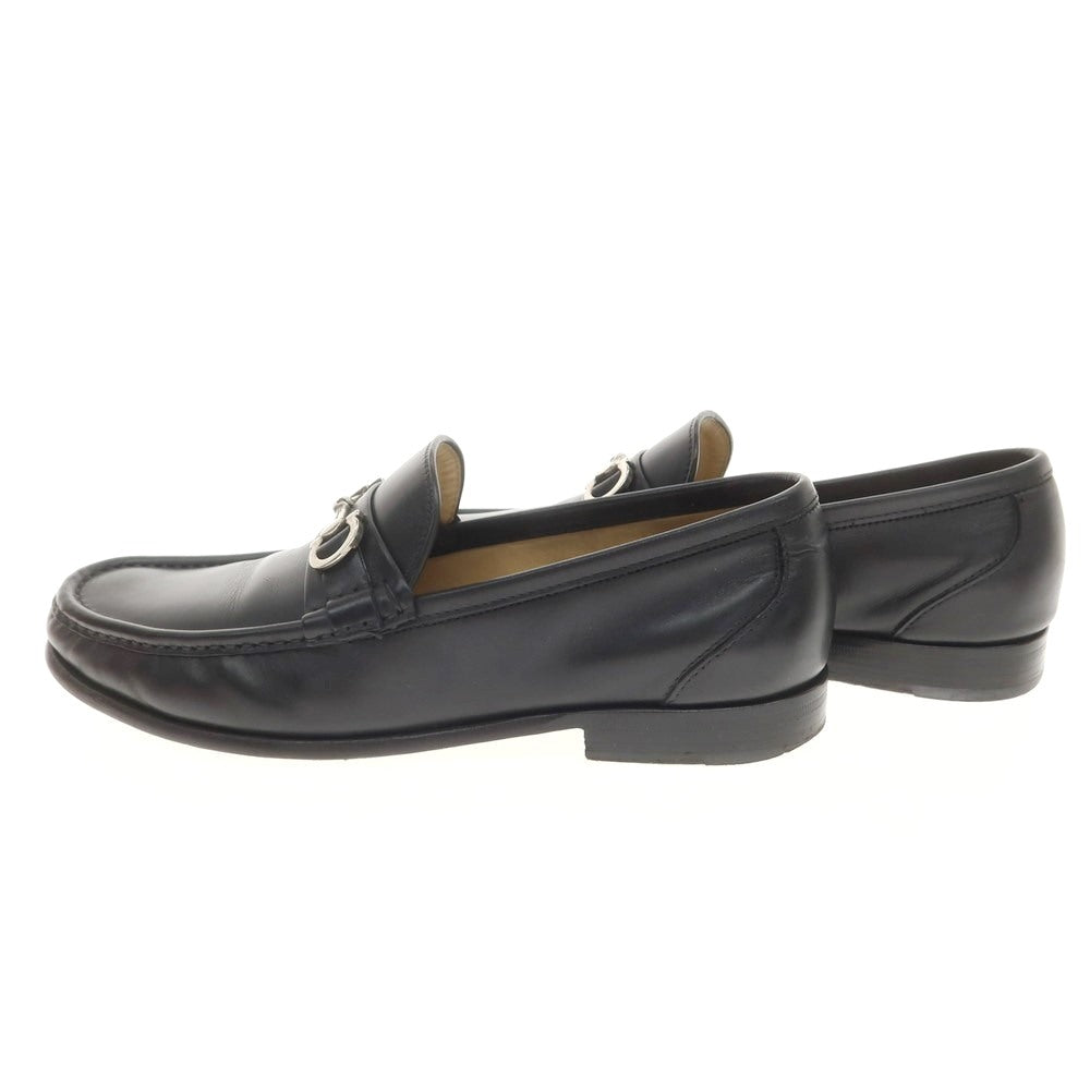 [Used] Salvatore Ferragamo Bit Loafers Black [8 1/2] [Condition Rank C] [Men&