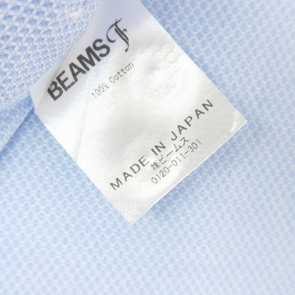 【中古】ビームスエフ BEAMS F コットン ワイドカラー ドレスシャツ ライトブルー【 38 】【 状態ランクB 】【 メンズ 】