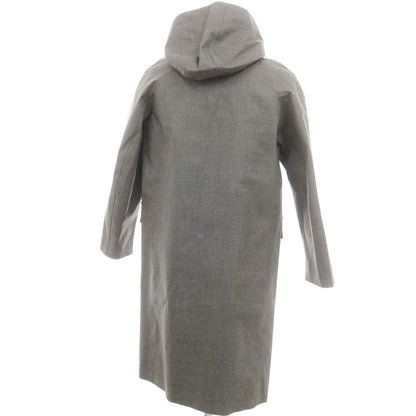 【中古】【未使用】マッキントッシュ Mackintosh ウール ゴム引き フーデッドコート グレー【 38 】【 状態ランクS 】【 メンズ 】