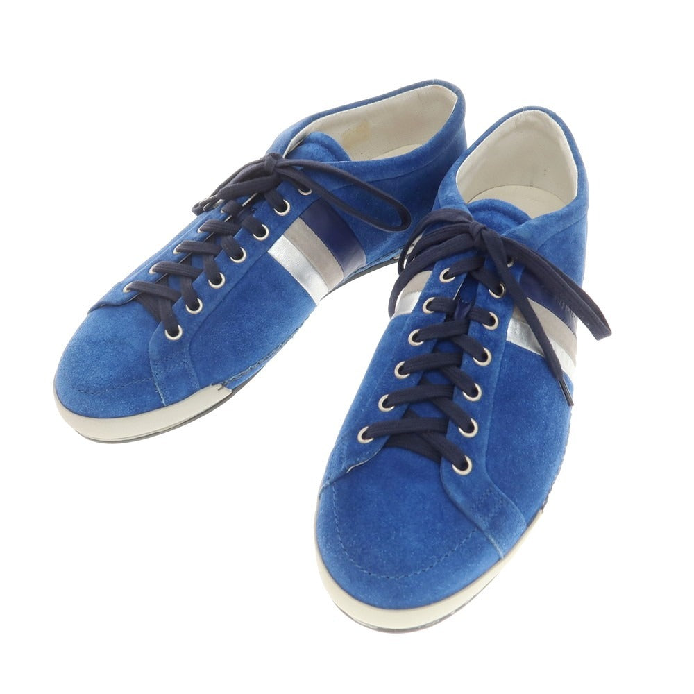 [Used] Santoni Suede Sneakers Blue [8] [Condition Rank A] [Men&