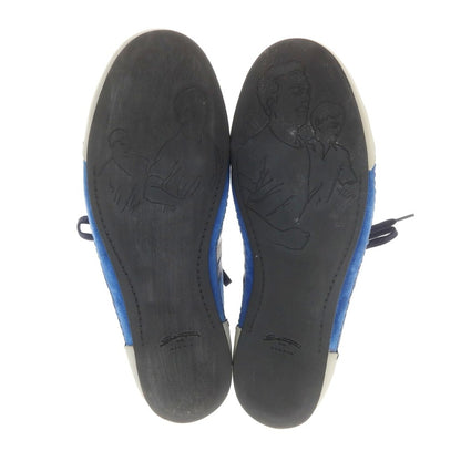 [Used] Santoni Suede Sneakers Blue [8] [Condition Rank A] [Men&
