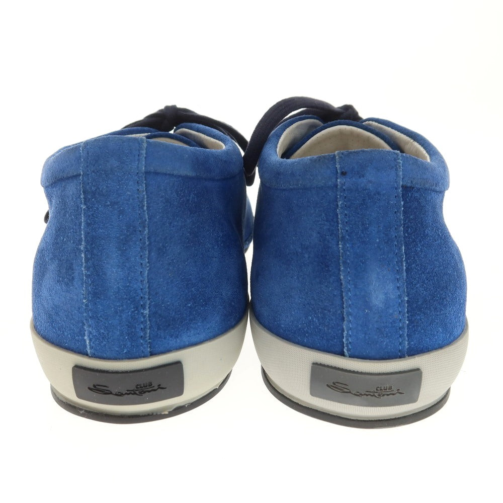 [Used] Santoni Suede Sneakers Blue [8] [Condition Rank A] [Men&