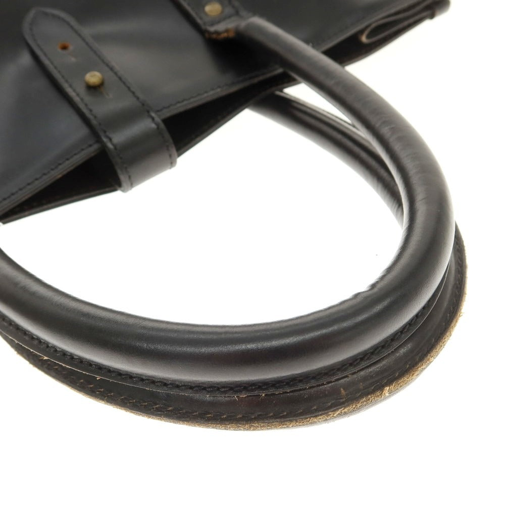 [Used] Ettinger Bridle Leather Brief Tote Bag Black [Condition Rank C] [Men&