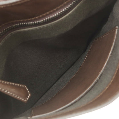 [Used] Berluti Calligraphy Leather Shoulder Bag Brown [Condition Rank B] [Men&