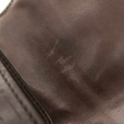 [Used] Berluti Calligraphy Leather Shoulder Bag Brown [Condition Rank B] [Men&